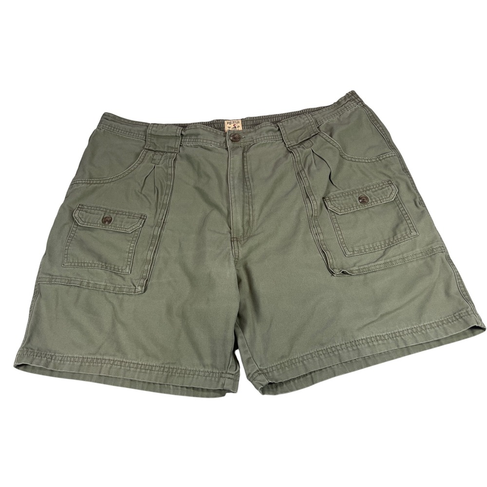 RedHead Cargo Shorts Olive‎ Green Cotton Canvas Utility Gorpcore Outdoor Mens 44